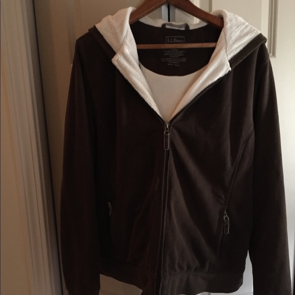 LLBean Fleece-lined Sweatshirt